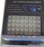 TLS-FL-12AUTO-UWC2, Светодиодная сборка белая, 12 светодиодов, 12V (35x25мм) (OBSOLETE)