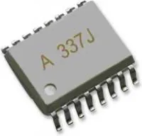 ACPL-337J-500E, Оптопара, с драйвером затвора на выходе, 1 канал, WSOIC, 16 вывод(-ов), 5 кВ, ACPL Series
