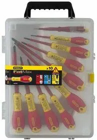 ST-0-62-573, НАБОР ИЗ 10-ТИ ОТВЕРТОК ЭЛЕКТРИКА FATMAX PH/PZ EU