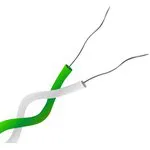 XF-1268-FAR, Thermocouple Cable, Type K, IEC, PTFE Twin Twisted, 1/0.508 mm, 25 m