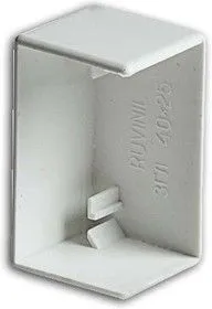 Заглушка 25х16 бел. Рувинил ЗГЛ-25х16