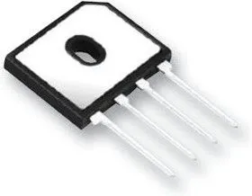 BU2008-E3/45, Мостовой выпрямитель, 1 Фаза, 800 В, 20 А, SIP, 1.05 В, 4 вывод(-ов)