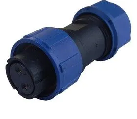 OL1710/S2, Разъем герметичный 2pin розетка на кабель с гайкой