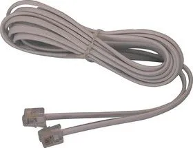 FD-6113 (18-3021-01), Удлинитель телефонный 2м белый 6P-4C