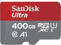 Карта памяти microSDXC UHS-I SANDISK Ultra 256 ГБ, 100 МБ/с, Class 10, SDSQUAR-256G-GN6MA, 1 шт., переходник SD