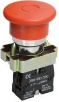 Кнопка LAY5-BT42 Грибок аварийн. с фикс. красн. ИЭК BBG80-BT-K04