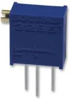 3296Z-1-101LF, Подстроечный потенциометр, 100 Ом, 25 виток(-ков), Сквозное Отверстие, Серия Trimpot 3296, 500 мВт