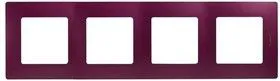 Рамка 4-м Etika сливовый Leg 672564