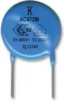 C971U472MVWDBA7317, Керамический подавляющий конденсатор, диск, 4700 пФ, серия 900, 20%, X1 / Y1, 400 В, 400 В
