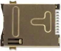 05 5036 006 202 862+, Гнездо памяти, нажатие / нажатие, Гнездо для Памяти, 6 контакт(-ов), Медь