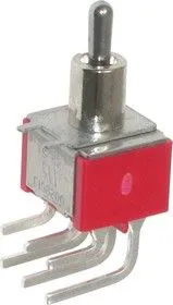 MTS-203-C3, Тумблер ON-OFF-ON (3A 250VAC) DPDT 6P