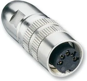 0322 14, Круглый разъем, Серия 3, Гнездо на Кабель, 14 контакт(-ов), Гнездо под Пайку, С Резьбой