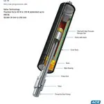 Промышленная газовая пружина тягового типа ACE 882-GZ-19-200-AA 80N