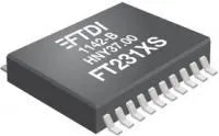 FT231XS-R, USB интерфейс, Преобразователь USB-UART, USB 2.0, 2.97 В, 5.5 В, SSOP, 20 вывод(-ов)