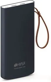 TRAVEL10K BLUE, Аккумулятор HIPER Внешний аккумулятор HIPER TRAVEL 10K Li-Pol 10000 mAh Soft-touch 3A+3A 2xUSB 1xTyp