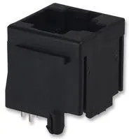 5520259-4, Розетка 8P8C (RJ45) на плату вертикальная