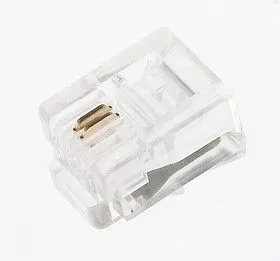 TP6P2C (KLS12-RJ12-6P2C), Вилка телефонная RJ11
