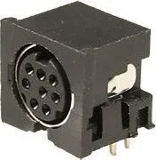 AF-3280 (MDN-8FR) MiniDIN-8м на плату