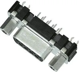 09661556512, Разъем D Sub, DB9, Standard, Гнездо, 9 контакт(-ов), DE, Пайка