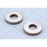 Ультразвуковое кольцо излучатель из пьезокерамики 30xd 13x5мм; пэу 30xd13x5кольцо53кГц PZT8\JRP8-d30xd13x5