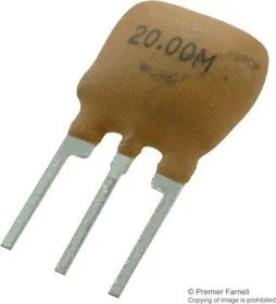 AWCR-20.00MD, CERAMIC RESONATOR, 20MHZ, THROUGH HOLE