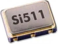 511FBA100M000BAG, Кварцевый генератор, 100МГц, 50млн-1, SMD, 5мм x 3.2мм, 2.5В, Si511 серия