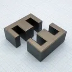 E65/32/27 P3 core, (пара), Сердечник ферритовый E65/32/27 P3 комплект 2шт