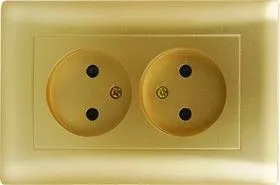 V01-16-R22-S (Розетка 2-мест. (Dorado), в сб. Magenta )