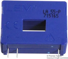 LA 55-P, Преобразователь тока, серия LA, 50A, -70А до 70A, 0.9%, выход с закрытым контуром, 12В DC до 15В DC