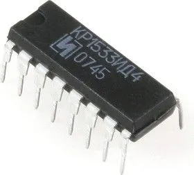 КР1533ИД4, Сдвоенный дешифратор демультиплексор 2-4 [2103Ю.16-D] (=SN74ALS155)