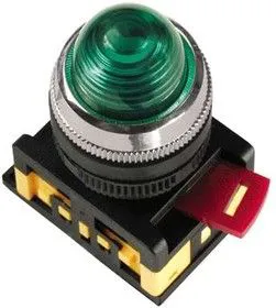 Арматура светосигнальная AL-22 зел. цил. ИЭК BLS20-AL-K06