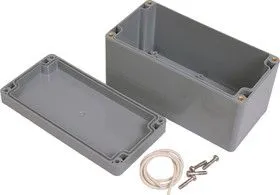 G369, Корпус для РЭА 160х80х85 мм, пластик, темно-серый