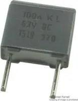 2222 370 11104, CAPACITOR POLYESTER FILM FILM 0.1UF, 10%, 63V,