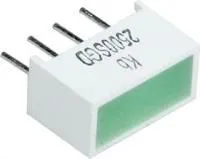 KB-2500SGD, Световая полоса зеленая 10x5мм 40мКд