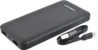 LP10-K (черный), Внешний аккумулятор портативный, Power Bank (10000mAh) USB-micro USB, 2.1A