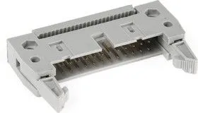 IDCC-24 (DS1012-24), Вилка 2.54мм на шлейф с защелкой