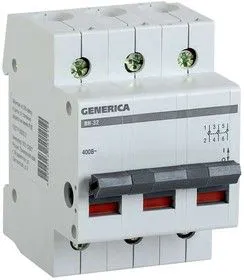 Выключатель нагрузки (мини-рубильник) 3п ВН-32 25А GENERICA ИЭК MNV15-3-025