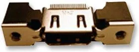 51V019S-33WN-BD, Разъем HDMI, 19 контакт(-ов), Гнездо, Монтаж на Печатную Плату, Поверхностный Монтаж Вертикальный