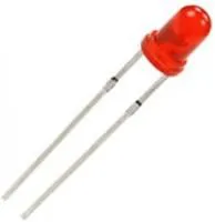 GNL-3014HT, Светодиод красный 20 d=3мм 15мКд 700нМ (Red)
