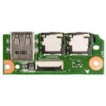 (N0AS1252I-O0027502) плата расширения Q500A I/O BOARD Rev:2.1 для ноутбука Asus Q500A (плата портов)