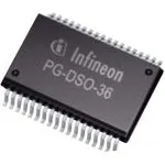 TLE7368EXUMA3, Схема управления питанием, 45В питание, 3 LDO, 3 стабилизированных выхода, SOIC-36