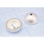 Ультразвуковой пьезоэлемент 25x1.4мм, полусфера, 77кГц; пэу 25x1,4полусфера77к\ JYHPSnN-d25,4T1,4Hd3,3