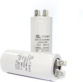 CD60 300 мкф 300В, Конденсатор пусковой