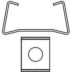 B65527A2000X000, ER 9.5/5 Скоба