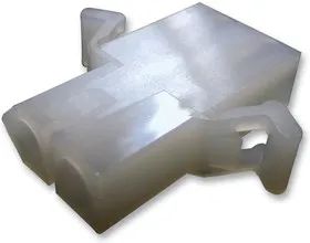 03-09-1027, Корпус разъема, изогнутые монтажные ушки и фрикционный фиксатор, Серия Standard .093, Гнездо