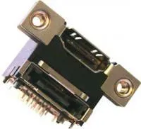 MCH6BES, HDMI/E-SATA CONNECTOR, RECEPTACLE, 26 POSITION, THROUGH HOLE