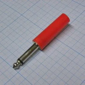 TS 6.3 (jack) 2301, Моно штырь красный