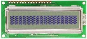 LCM-S01601DSF, Буквенно-цифровой ЖКД, InfoVue, 16 x 1, Черный на Желтом / Зеленом, 5В, Параллельный