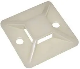 Площадка самокл. 25х25 под хомуты бел. (уп.100шт) ИЭК UHP30-25-100