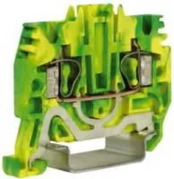 Клемма пруж. HTE.2 2.5кв.мм жел./зел. DKC ZHT500